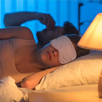 Antifaz Para Dormir De Seda De Morera, Suave Satén Antiluz, Protección Para El Sueño, Para Descanso Y Viaje (Rosa)